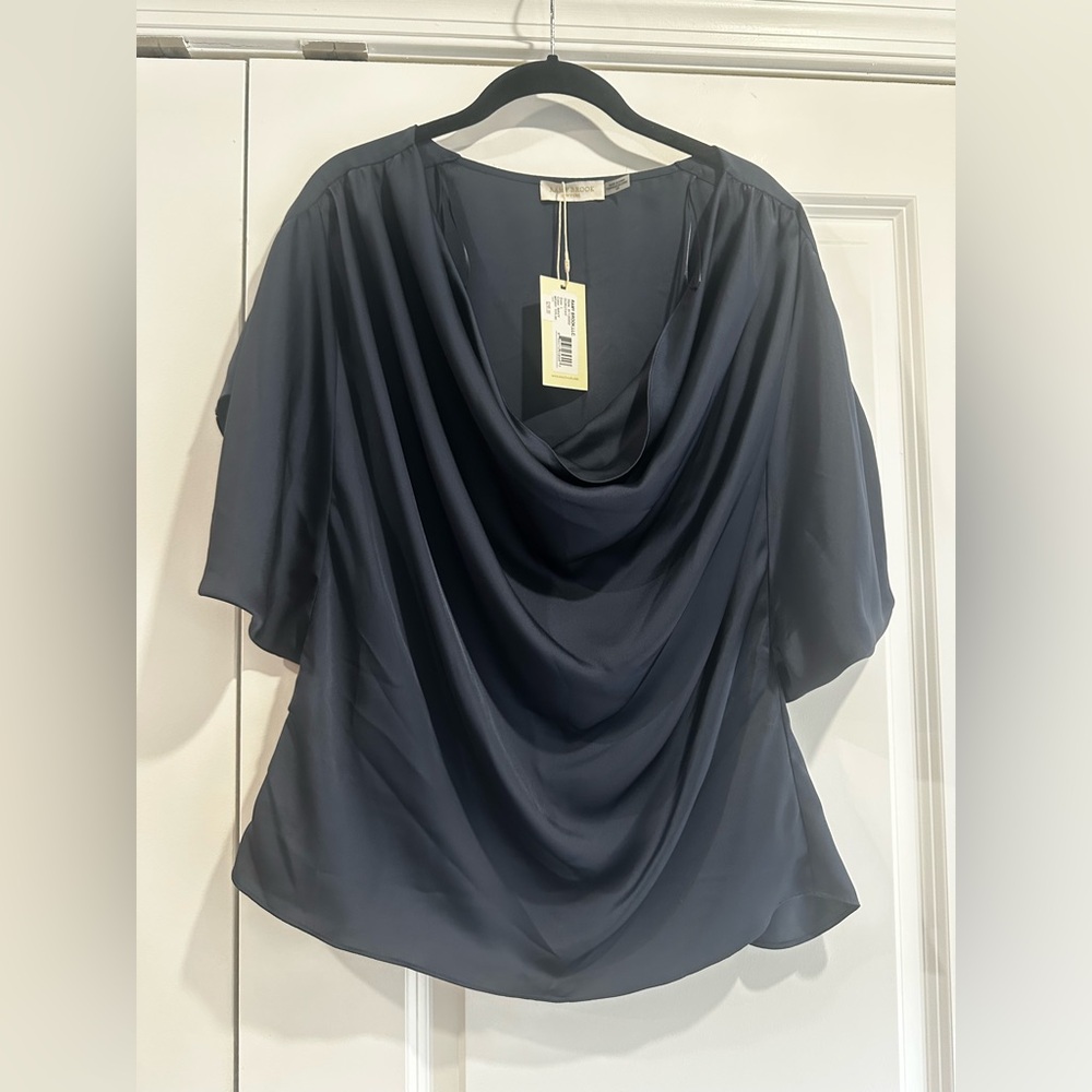 Ramy Brook Navy Blouse - NWT